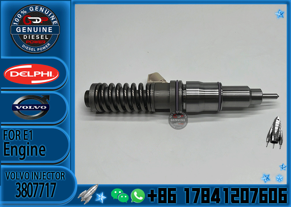 Fuel Injector Assembly 3807717 03829087 3840043 20430583 20440388 20500620 For Delphi Engine E1