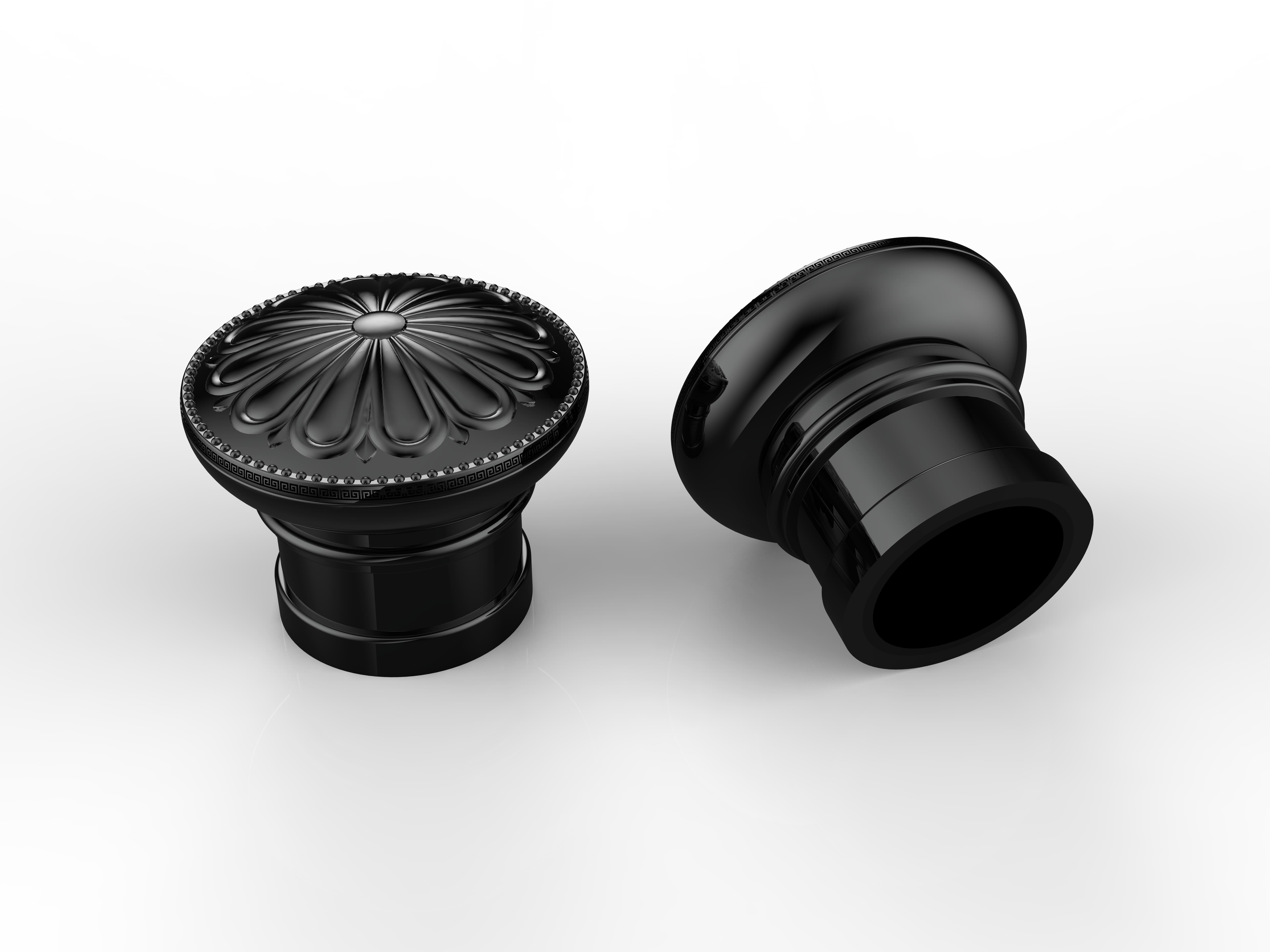 Custom Eco-friendly Zamak Perfume Caps in Various Styles for Sustainable Packaging
