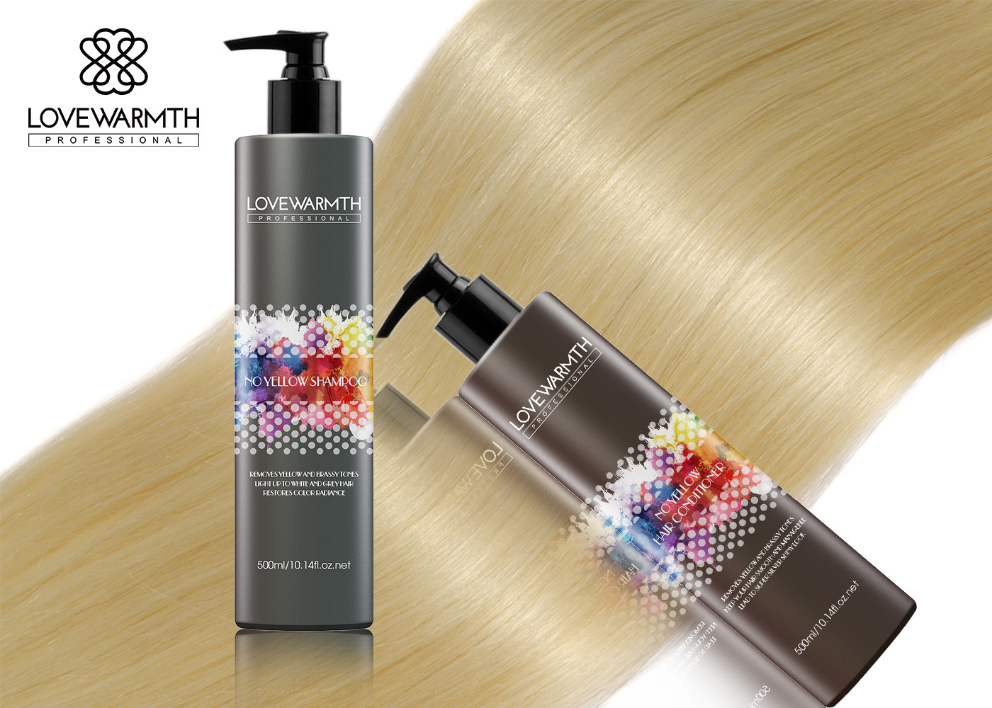 Liquid Organic Moisturizing Shampoo Blond Time Coloring Silver Anti Yellow Effect Blonde Gray Hair Conditioner