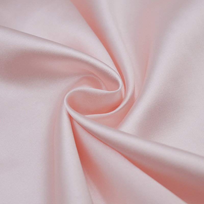 97% Polyester 3% Spandex Woven Plain Dyed Elastic Satin Fabric