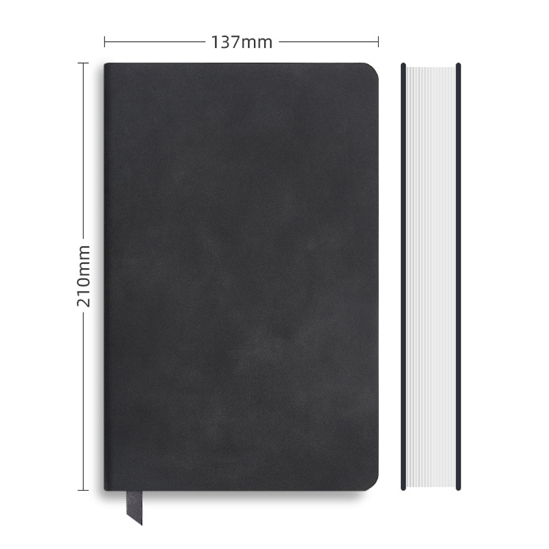 Reusable Soft Leather Notebook A5 Dotted 137mm Width Multi Colors
