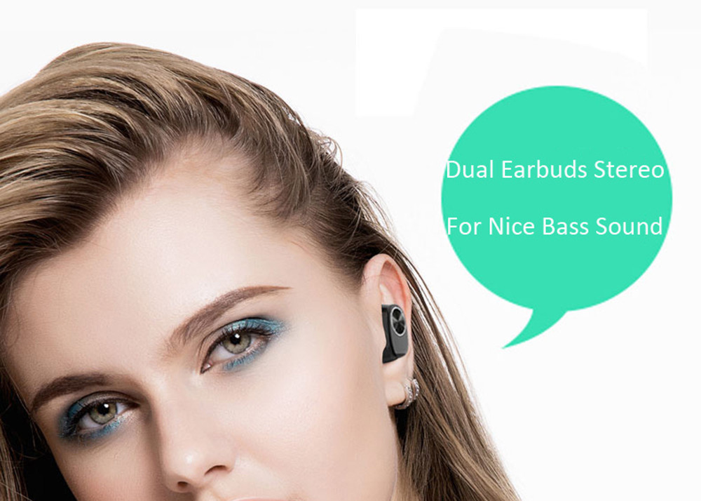 Automatic Pairing Bluetooth Stereo Earphone , Smatphone Wireless Music Earphone