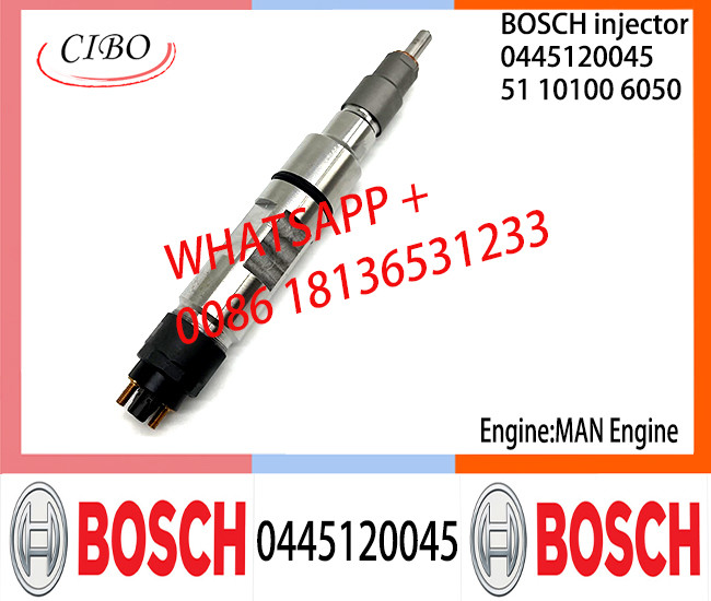 BOSCH 0445120045 51101006050 Neutral Fuel Injector Assembly 0445120045 51101006050 For MAN/YOUNGMAN