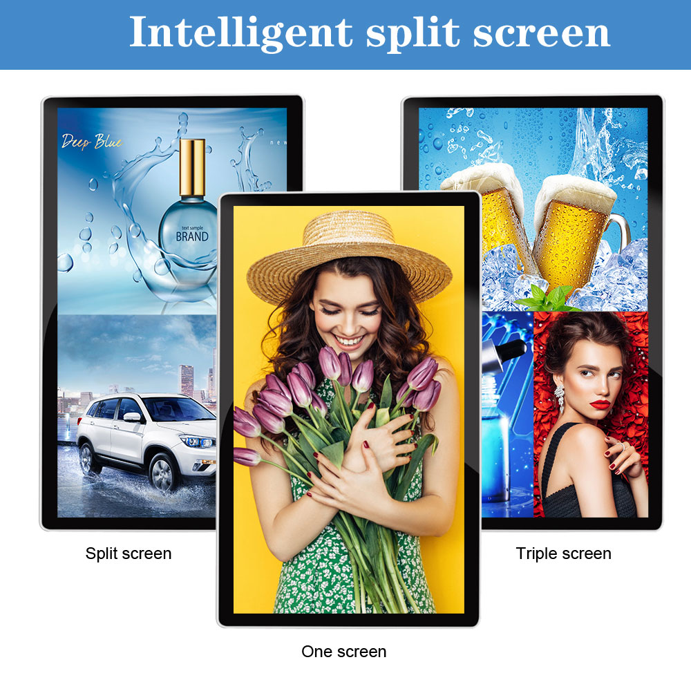 VETO Customise Size Wall-Mounted Display Andriods LCD Digital Signage Advertising Display for Elevator
