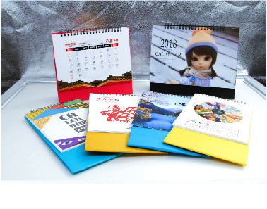 Desk calendar, calendar, advertisement.