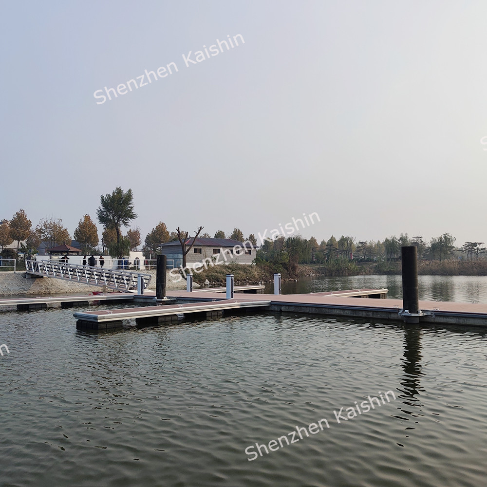 Customized PE Aluminum Floating Dock Platform Marine Float Pontoon