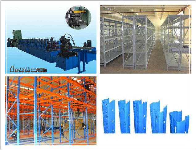 Ceiling Upright Rack Roll Forming Machine 22 KW Building Material 15m / Min
