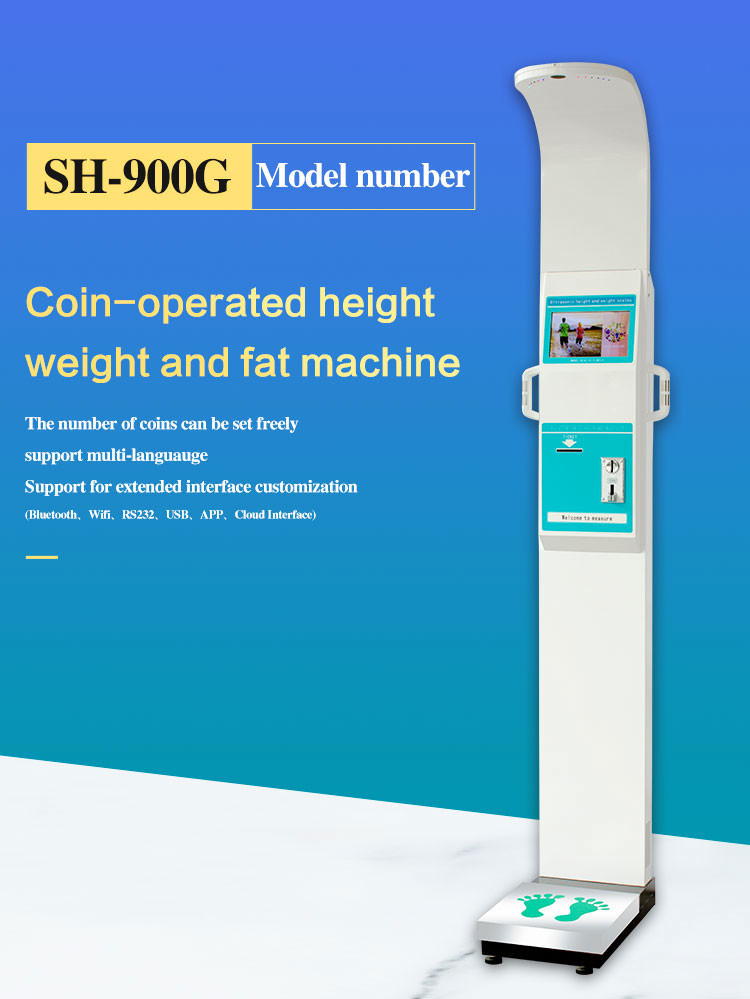 Eletronic Balance Body Composition Analyzer Machine , White Medical Body Composition Analyzer