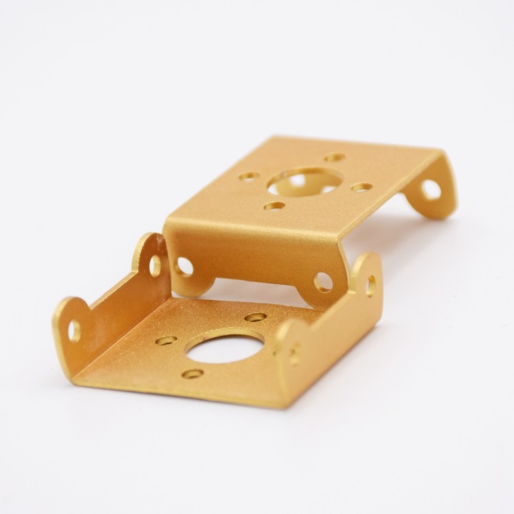 Waterproof AL5052 Stainless Steel Stamping Parts With Painting Gold Surface Treatment