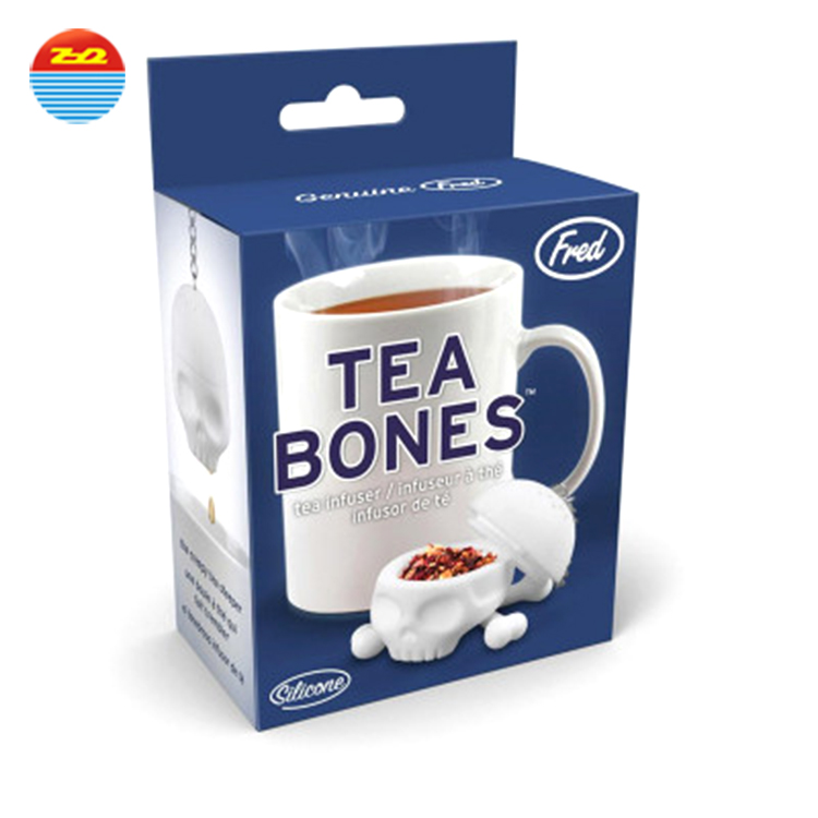 Environmental protection materials Skull shape silicone Tea Infuser for drinking tea