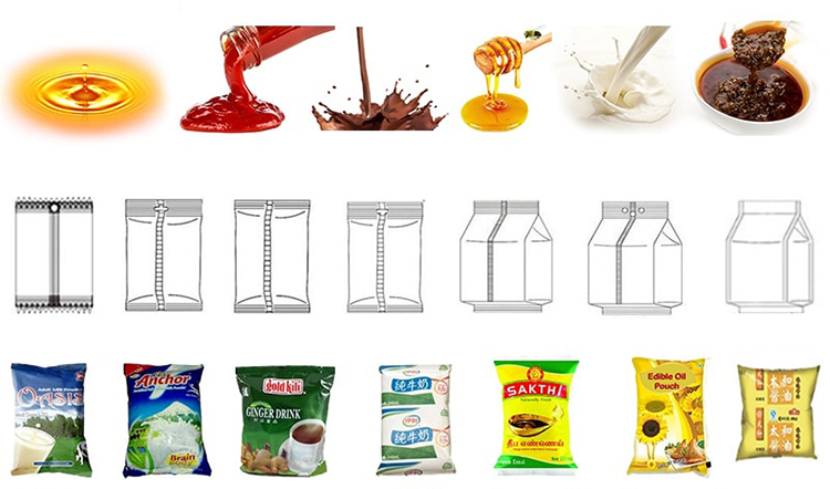 420mm Liquid Packer Machine 1500ml Water Filling Sealing Machine