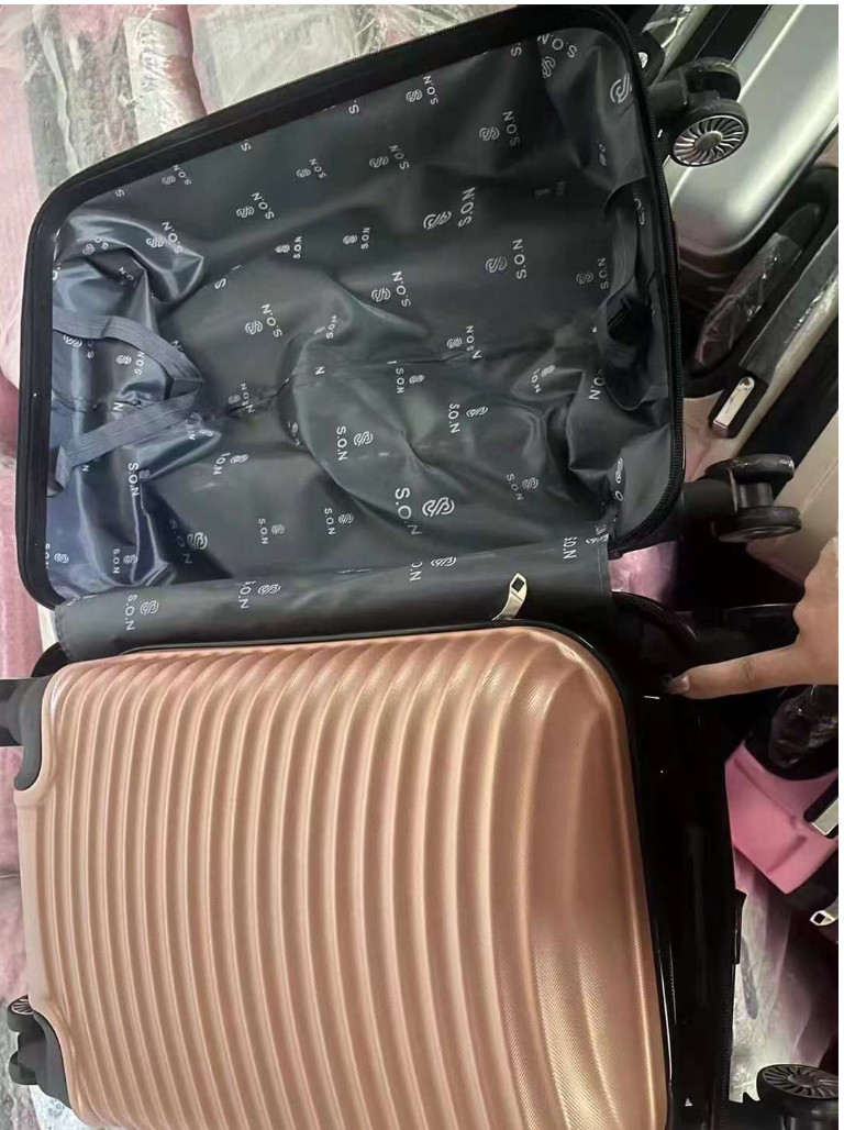 Trolley Bag 16/20 Inches Spinner Hard Luggage Set Surface Texture ABS New For Travel