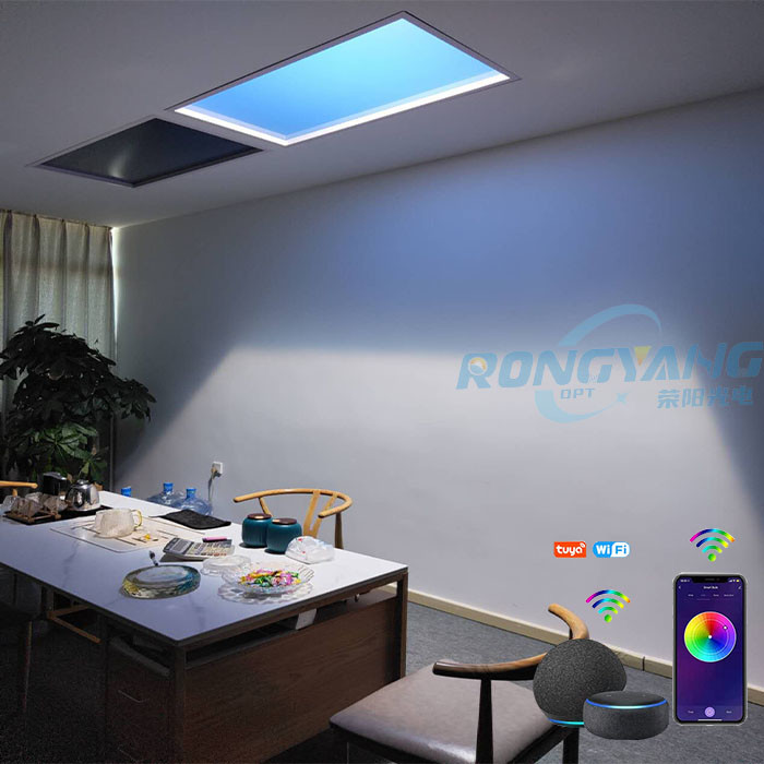 600x600 LED Sunlight Panel Light 200W CRI 95 Tuya Wireless Control