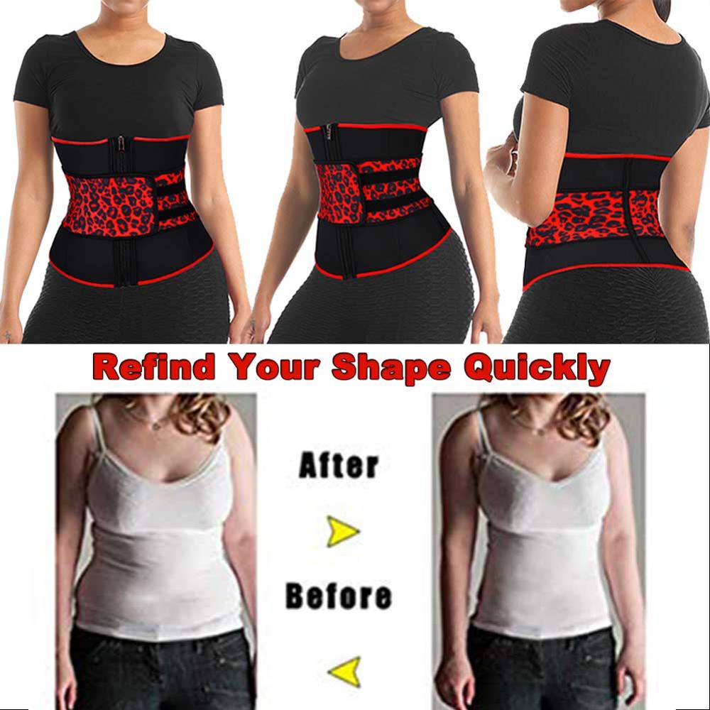 50% OFF Compression and Adjustable Steel Support HEXIN Waist Trainer with Colors as Show
