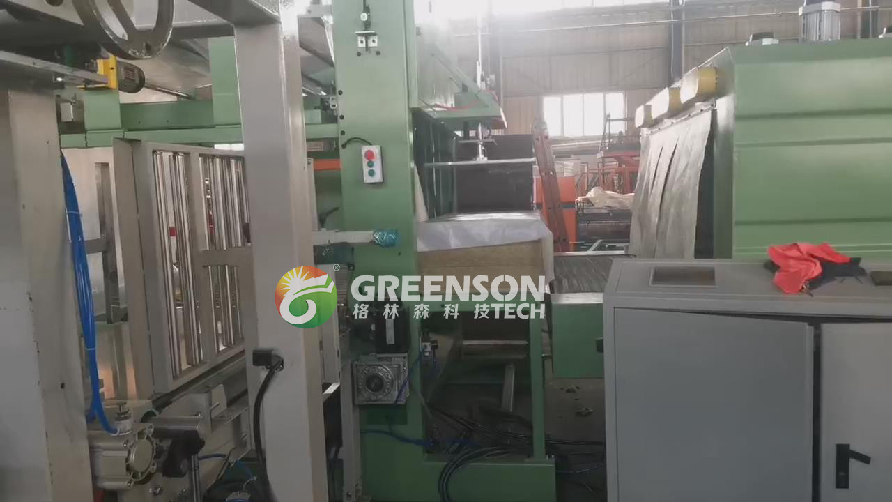 Automatic Production Process Rock Wool Machine High Output For 50-200mm Thickness
