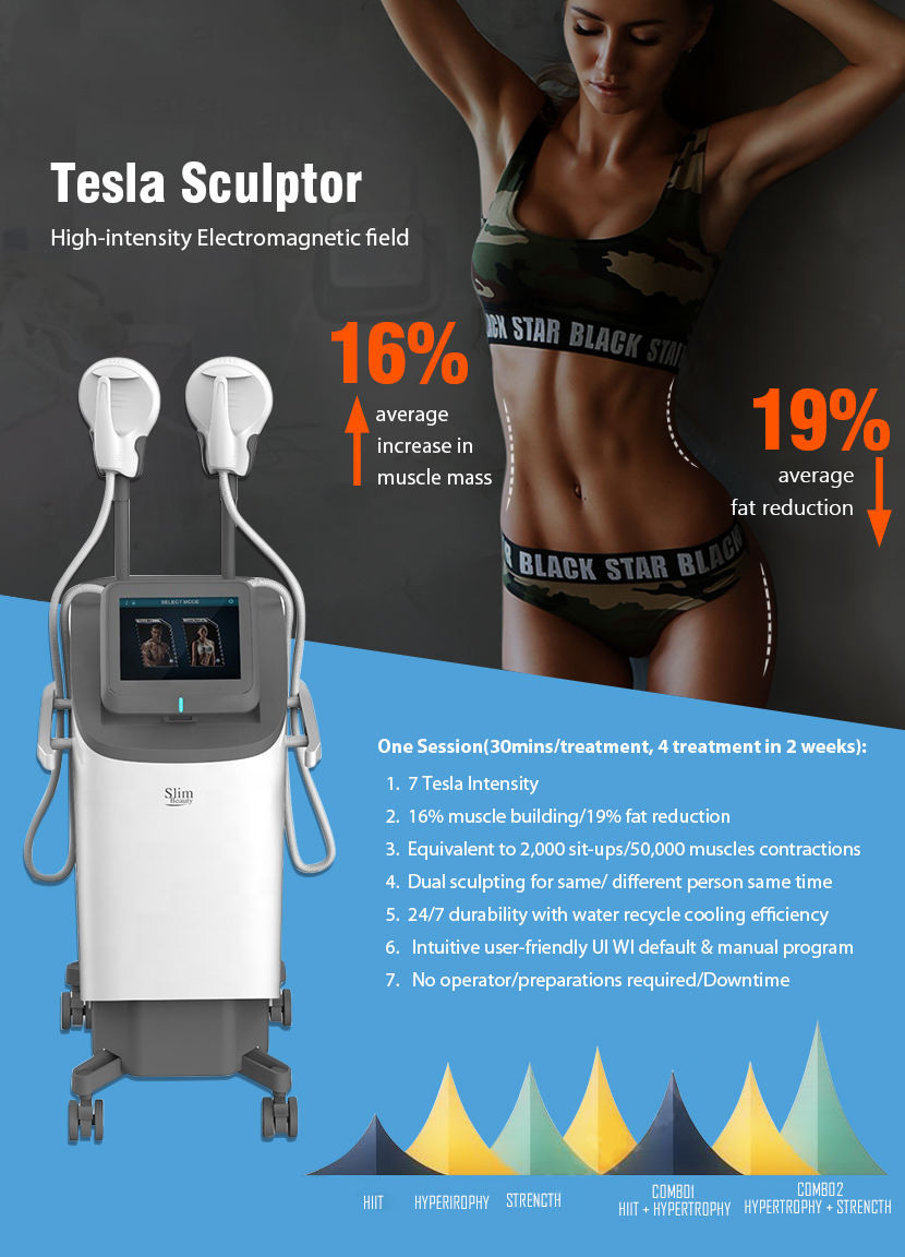 300us Body Slimming Massager Machine High Intensity Electromagnetic