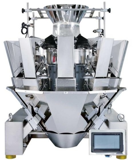 Multihead Weigher Vertical Packing Machine For Snack Food Nuts Popcorn