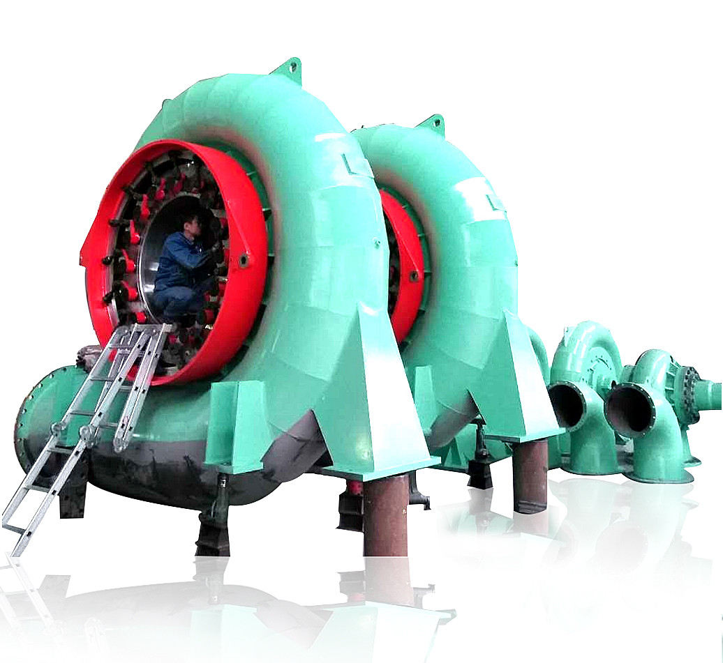 Stainless Steel Vertical Francis Turbine Generator 300KW-20MW