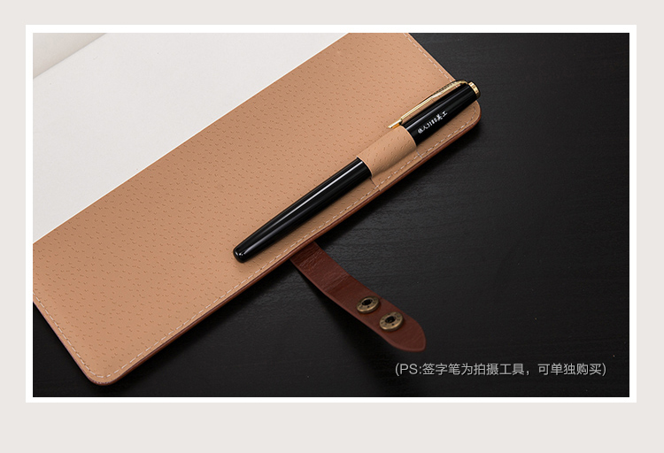 Custom Pu Leather Notebook With Company Logo For Business B5 / Customized Size