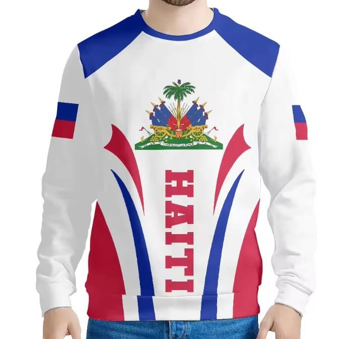 Print On Demand Men'S Top Custom Crew Neck Sweatshirts Casual Anti Pilling