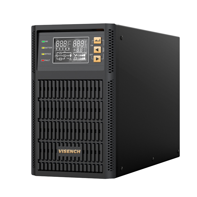 Visench High Frequency 220Vac Long Backup Time Single Phase 3Kva 3000Va Lead Acid Batteries Online Ups Universal Power Supply