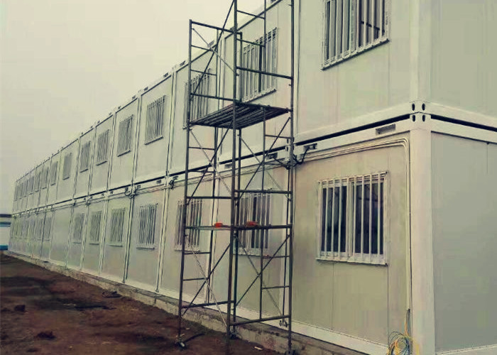 Exquisite Simple Moving Container Homes Anti - Seismic With Laser Cut Screen