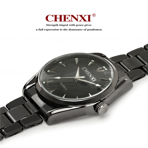 2015 Fashion Sport Man Watch Men Black Gun Color Gun-black Japan Movt Quartz Watch Steel