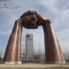 Buy cheap Large Outdoor Bronze Sculptures , Bronze Etiquette Door Sculpture from wholesalers