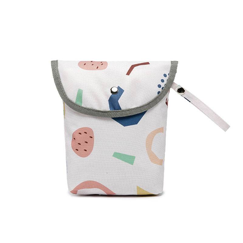 Wholesale Infant Cloth Toilet Diaper Bag Mini Waterproof Wet Dry Package for Baby Nappy Pouch Reusable Bag