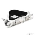 Trefoil Double Bolt PVC Aluminium Cable Cleats 15mm to 155mm
