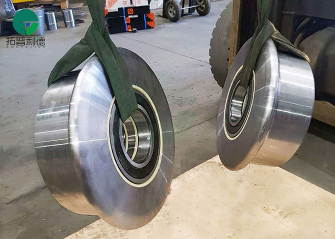 Dia 100-10000mm Customized Transfer Cart Single Rim Railway Cast Steel Rail Wheel For Sale