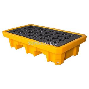 Buy cheap Polyethylene Drum Containment Pallets For Chemical , Acids Amd Corrosives Liquid Distributed Load 1100kg product