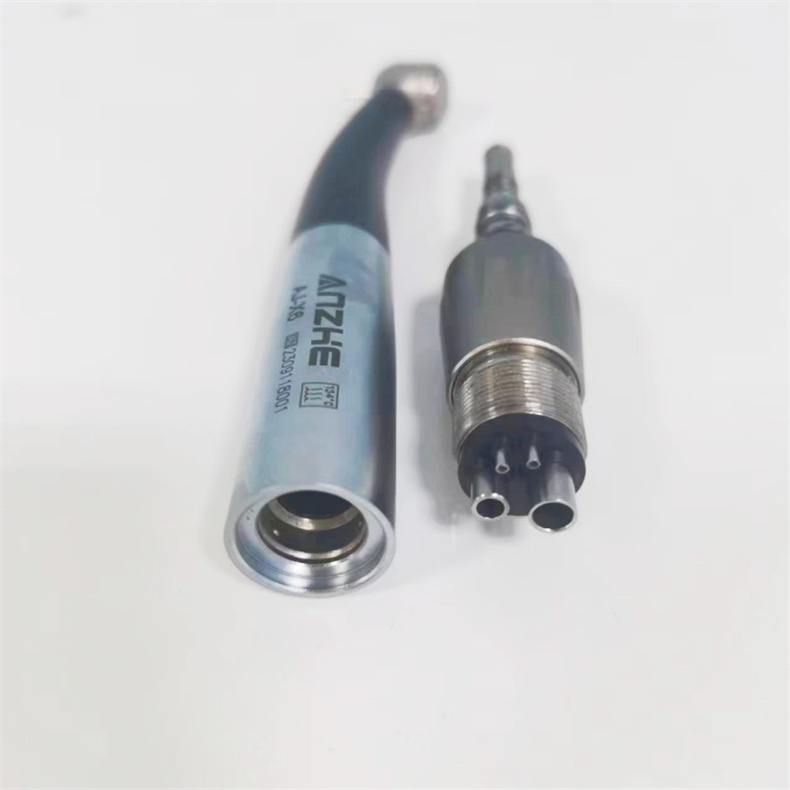 Fiber optic Dental Handpiece With Quick Connector 4 Water Spray Dental Air Turbine