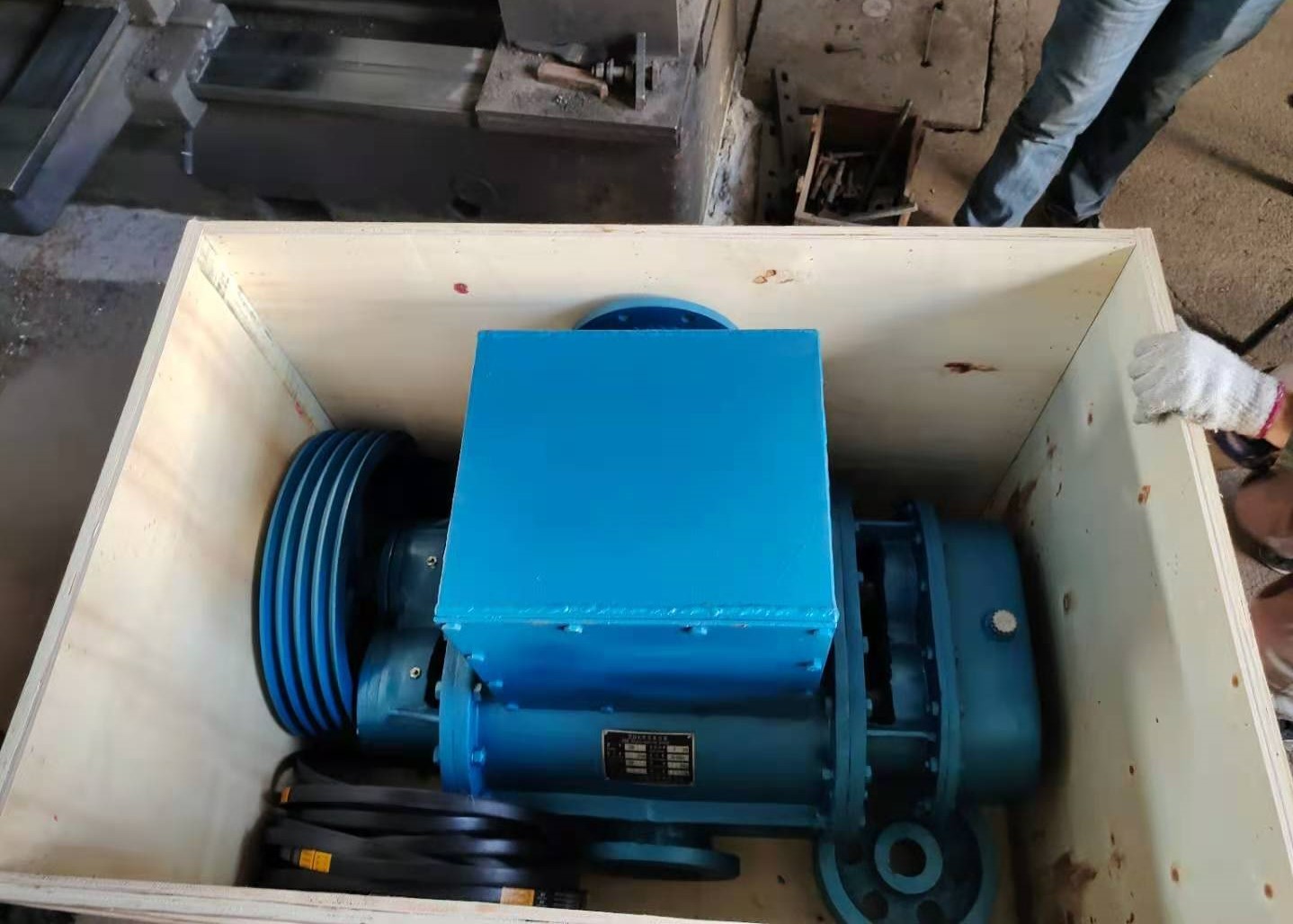 Paper Machine 15kw DN150 438R/Min Roots Vacuum Pump