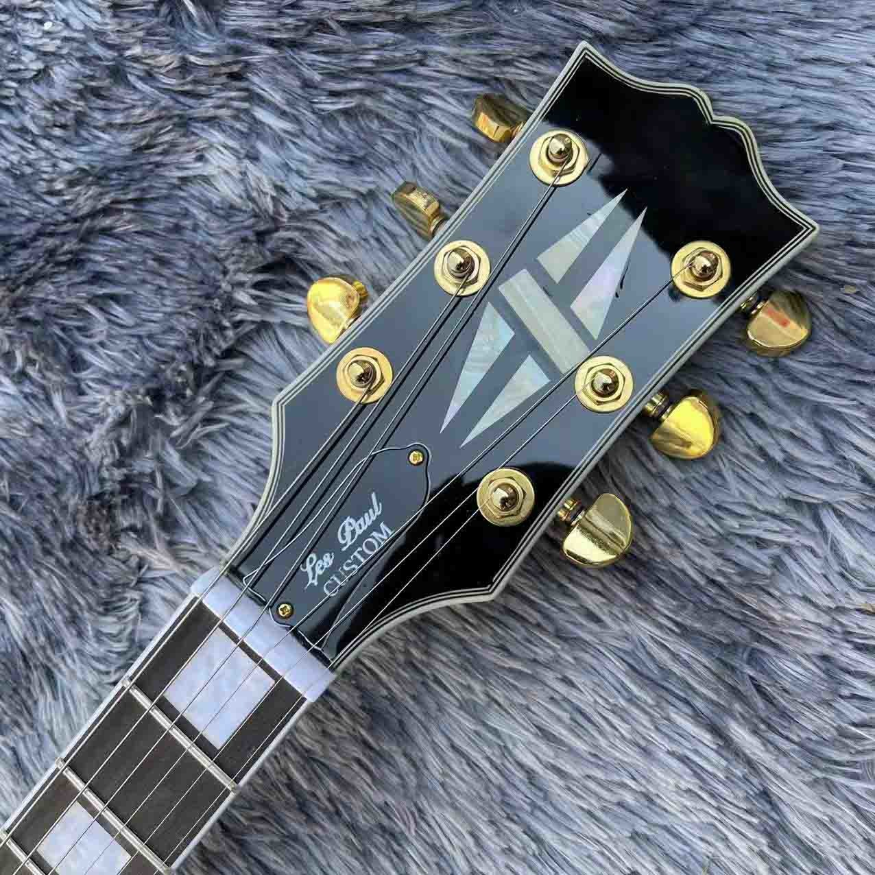 Custom 63 white Les Paul Custom SG body style Electric Guitar