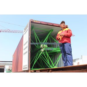 F0 23B Manual Electric Counterweight Tower Crane Fixing Angle Foundation