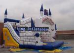 Inflatable Park Slide Bouncer White Castle Kids Bouncy House Slide