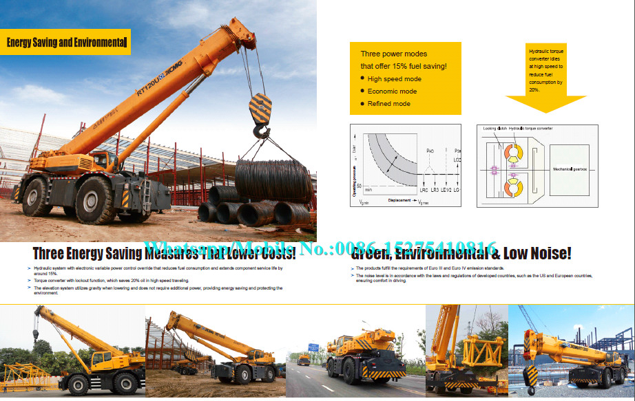 High End 4x4 Mobile Boom Truck Crane For Oil Field / Mine Construction Sites RT150