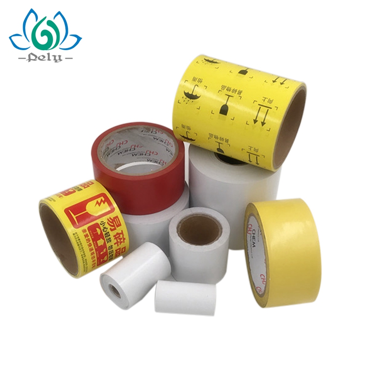 Linerless 3 Layers Self Adhesive Printable Labels , Printed Self Adhesive Labels On A Roll