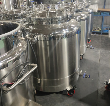 0.2MPa To 0.6MPa Softgel Medicine Storage Tanks For Temperature Range 20C To 120C