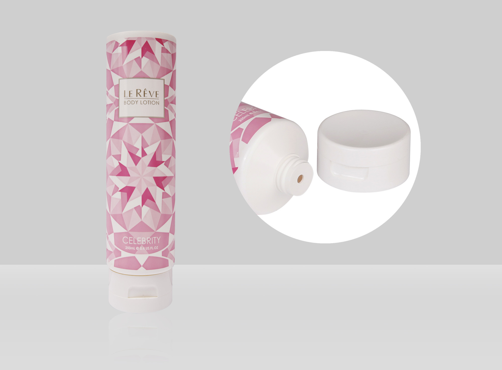 130-500ml Custom Shampoo Tubes Empty Cosmetic Squeeze Plastic Body Lotion Tube With Flip Top