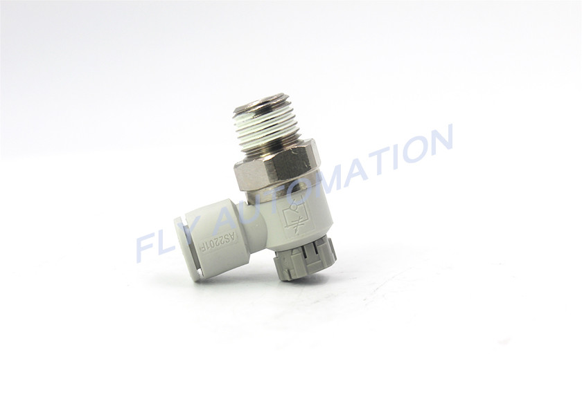 AS2201F-01-10S Speed Control Valve With One Touch Fitting Elbow Type Lot Of 5 SMC Type