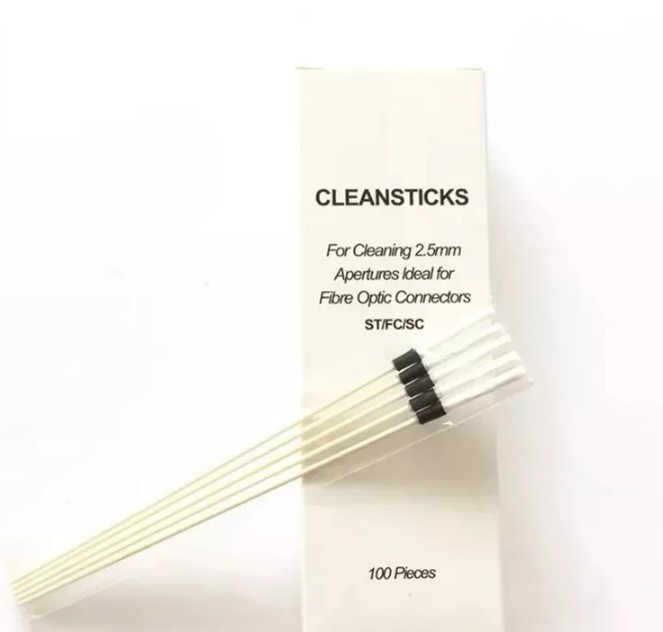 One Time Fiber Optic Cleaning Tools Cleaning Sticks For 1.25mm 2.5mm Fiber Connector