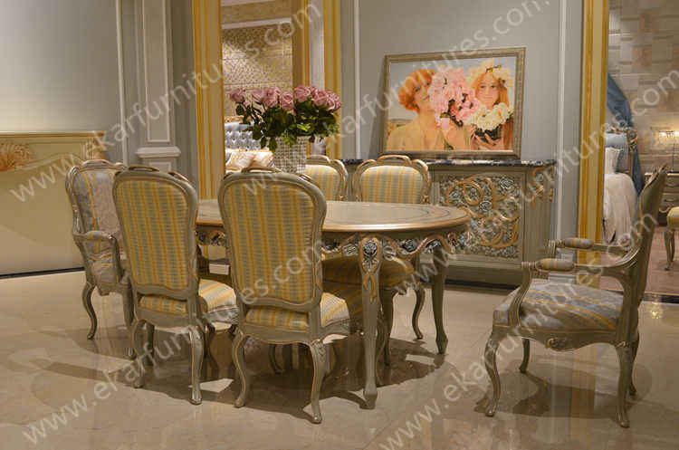 Chinese antique carved wooden dining table FT-103A