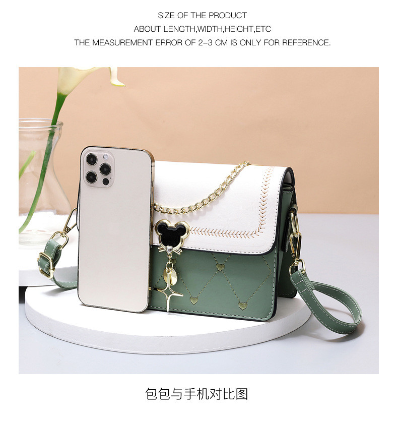 WOMEN'S ONE-SHOULDER SMALL SQUARE BAG 2024 SUMMER NEW TREND EVERYTHING SMALL GIRL HEART GIFT BAG