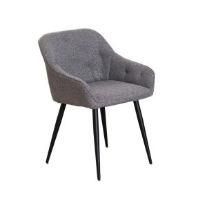 Fabric Luxury Modern Single Seater Chair Multiscene With Metal Frame