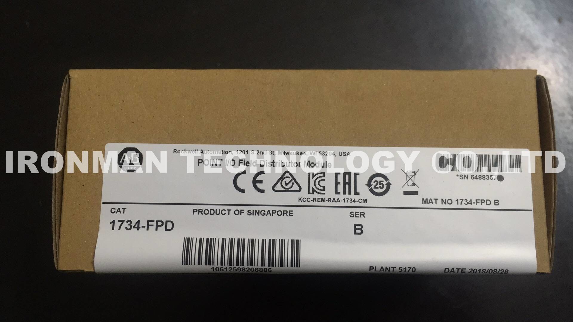 1734-FPD Allen Bradley 1734 FPD / B Point I/O Field Potential Distributor Module AB