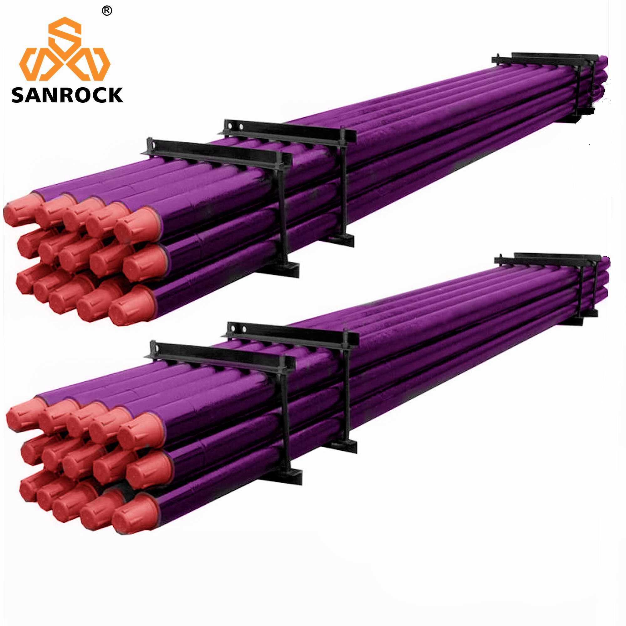 Mining Drill Rod Heavy Weight Drill Pipe Upsetting Process Threaded Drill Rod