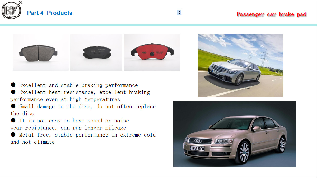 Asbestos Free Commercial Vehicle Brake Pads ISO / Green / IATF Certificated