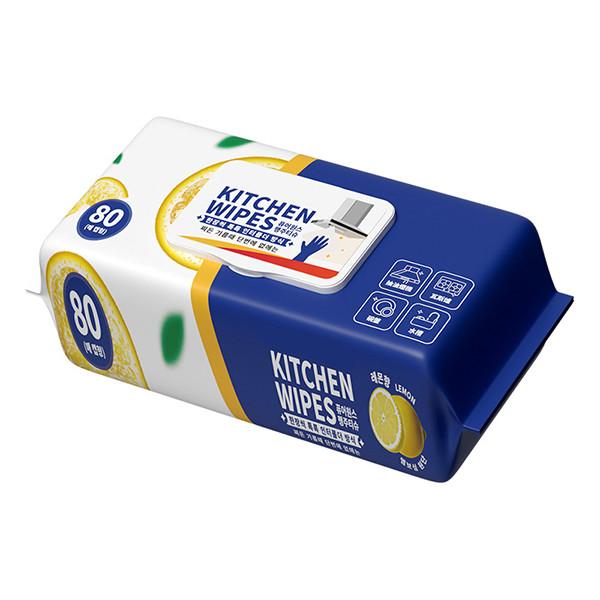 Nonwoven Fabric Kitchen Cleaning Wipes Cooktops Microwave Cleaning Wipes